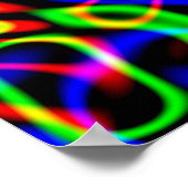 Psychedelic Trip Strings Dark Poster (Hoek)