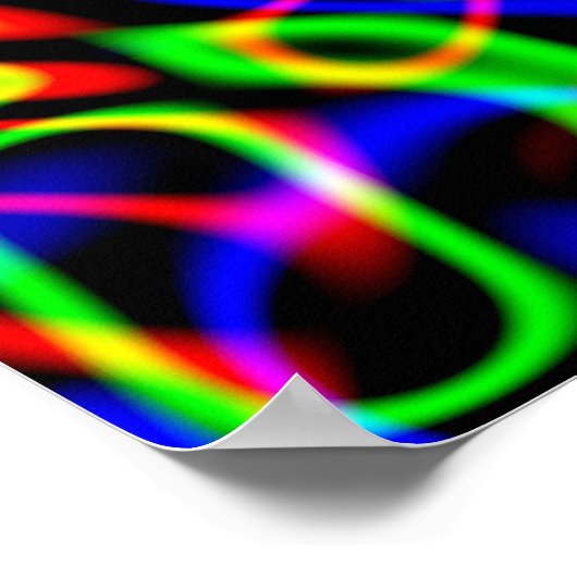 Psychedelic Trip Strings Dark Poster (Hoek)