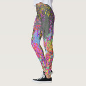 Psychedelic Tropical Festival Garden Sunrise Leggings (Links)