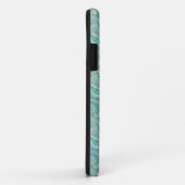 Psychedelic Turquoise Paisley Pattern iPhone 5 Cas Case-Mate iPhone Case (Achterkant/rechts)