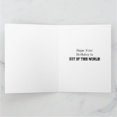 Psychedelic UFO Fantasy Art Verjaardag Kaart (Binnen)