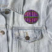 Psychedelic UFO Ronde Button 5,7 Cm (In situ)