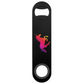 Psychedelic Unicorn Bar - sleutel Speed Flessenopener (Voorkant)