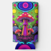Psychedelic Vibrant Colorful Retro Mushrooms (Achterkant)