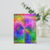 Psychedelic Vision Briefkaart (Staand voorkant)