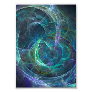 Psychedelic Vortex Foto Afdruk