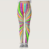 Psychedelic Vortex Leggings (Voorkant)