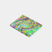 Psychedelic vortex post-it® notes (Schuin)