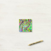 Psychedelic vortex post-it® notes (Op bureau)