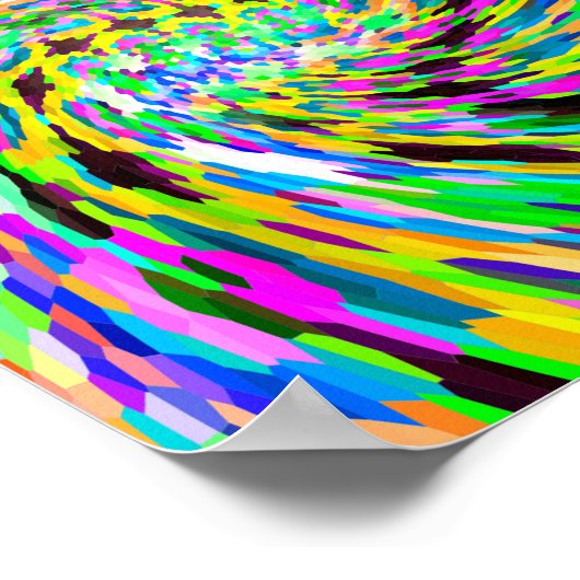 Psychedelic vortex poster (Hoek)