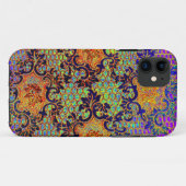  Psychedelic Wallpaper Floral Pattern Case-Mate iPhone Case (Achterkant (horizontaal))