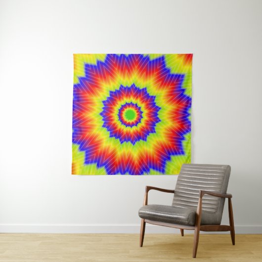 Psychedelic Wandkleed (In Situ (horizontaal))