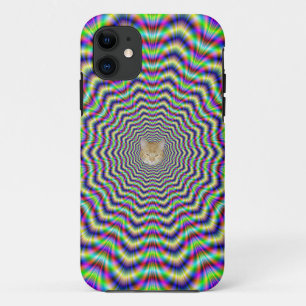 Psychedelic Web Star + of - Cat iPhone 11 Hoesje