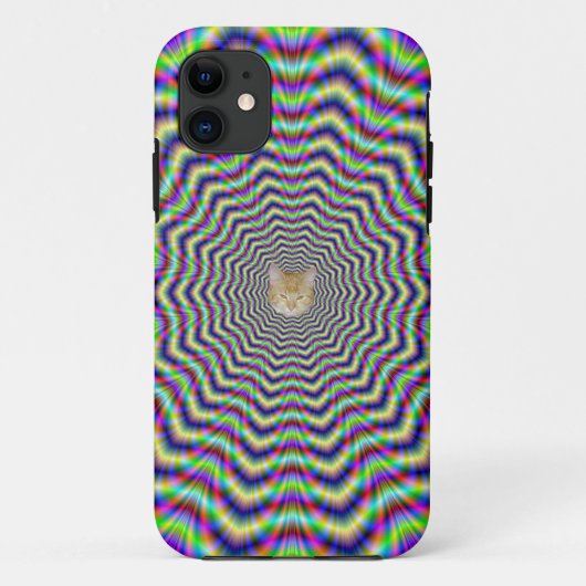 Psychedelic Web Star + of - Cat Case-Mate iPhone Case (Achterkant)