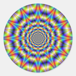 Psychedelic Wheel Sticker