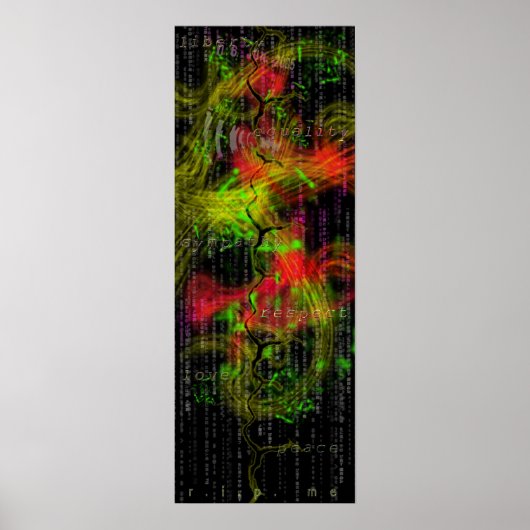 Psychedelic Wisdom Poster (Voorkant)