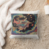 Psychedelic witch cushion kussen (Deken)