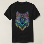 Psychedelic Wolf Classic T-Shirt (Design voorkant)