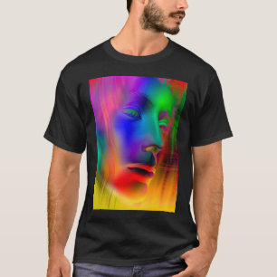 Psychedelic Woman Face T-shirt