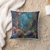 Psychedelic woodland cushion kussen (Deken)