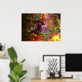 Psychedelic World of Mark Yandle Poster (Thuiskantoor)