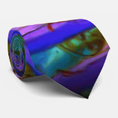 Psychedelic Yucca Inverted Stropdas (Opgerold)