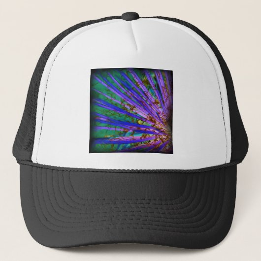 Psychedelic Yucca Inverted Trucker Pet (Voorkant)