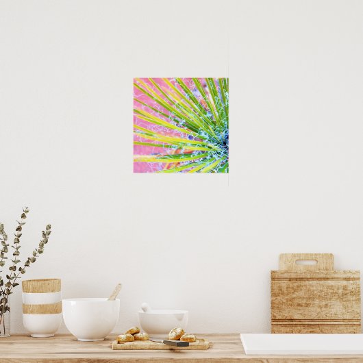 Psychedelic Yucca Poster (Keuken)