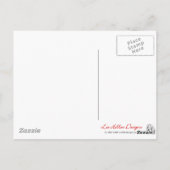 Psychedelic Zee Turtle Seahorse Art Briefkaart (Achterkant)