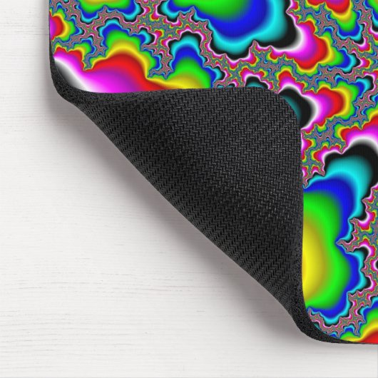 Psychedelica - Fractal Mousepad Muismat (Hoek)