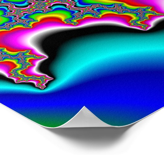 Psychedelica - Poster fractal (Coin)