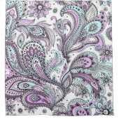 Psychédélique Abstraite| Rideau de douche (Devant)