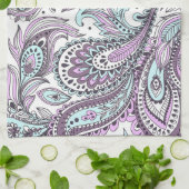 Psychédélique Abstraite| Serviette de cuisine (Plié)