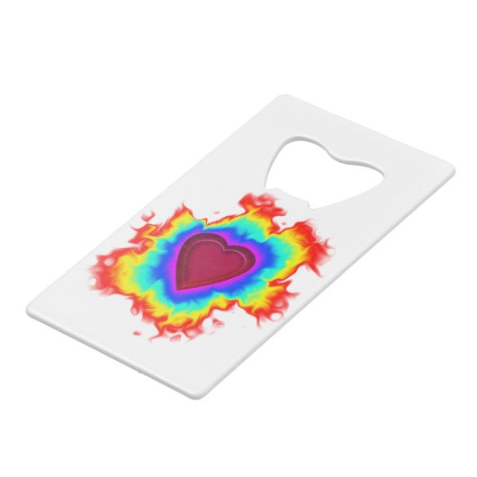 Psychédélique Aura double coeur (Dos Angle)