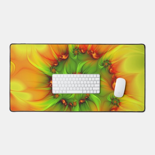 Psychédélique colorée moderne art Abstrait fractal (Clavier et souris)