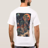 Psychédélique DMT Baobab Bonsai Ukiyo-e T-shirt (Dos)
