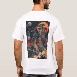Psychédélique DMT Baobab Bonsai Ukiyo-e T-shirt