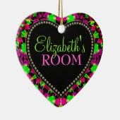 Psychédélique Fille Votre Chambre Porte Ornement C (Droite)