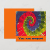 Psychédélique ~ Invitations (Devant / Derrière)
