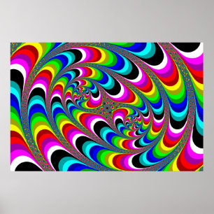 Psychédélique - Poster fractal