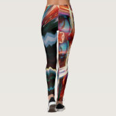 Psychédélique Rêve Abstrait Art Leggings ♥ Psydefx (Dos)