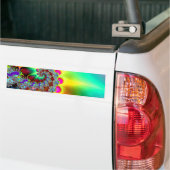 Psychedelisch 12 - Fractal Bumpersticker (Op Truck)