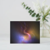 psychedelisch abstract briefkaart (Staand voorkant)
