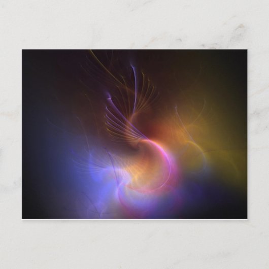 psychedelisch abstract briefkaart (Voorkant)