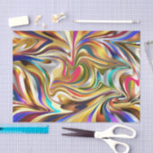 psychedelisch abstract tissuepapier (Craft)