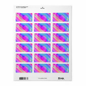 Psychedelisch Adreslabel Etiket (Full Sheet)