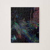 Psychedelisch bos... legpuzzel (Verticaal)