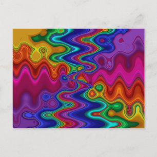 Psychedelisch Briefkaart