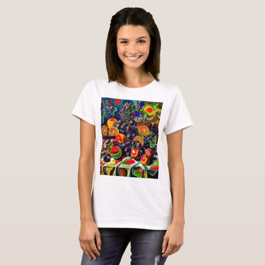 Psychedelisch fruit 4 t-shirt (Voorkant volledig)