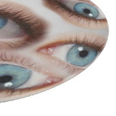 Psychedelisch gezichtsvermogen: Abstracte oogillus Snijplank (Hoek)